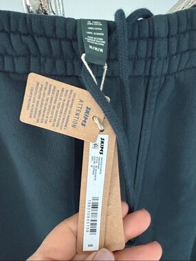 SKIMS NWT Dark Teal Wide Leg Drawstring Lounge Pants